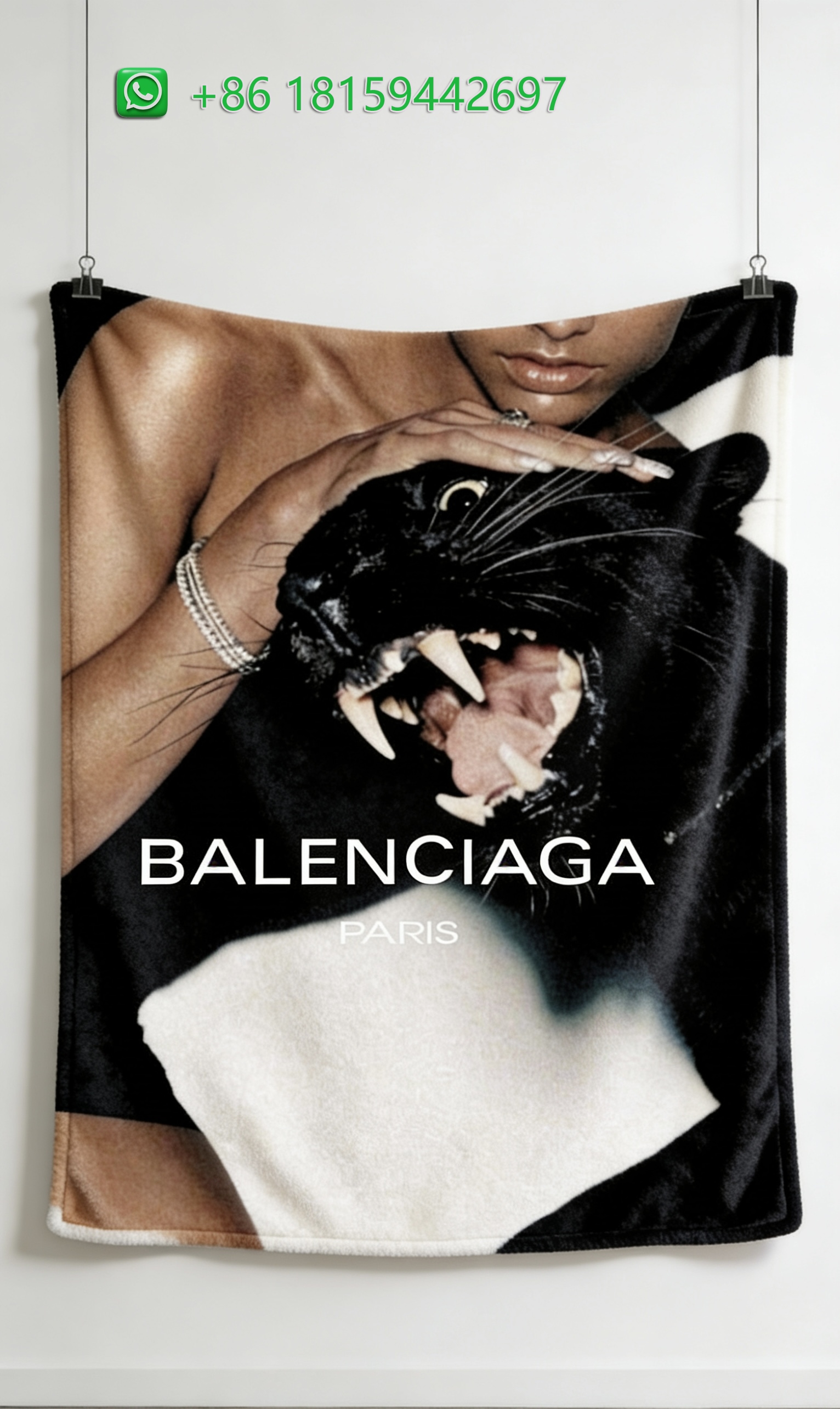Balenciaga Throw Blankets